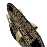 COACH SIGNATURE CANVAS TOTE BAG