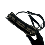 COACH BLACK SIGNATURE WAIST BAG