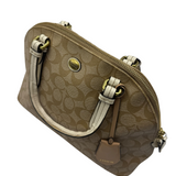 COACH SIGNATURE DOME SATCHEL BAG