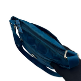 COACH NYLON SIGNATURE BLUE CROSSBODY BAG