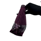 COACH PURPLE SIGNATURE SEQUIN TOTE BAG