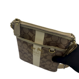 COACH STRIPE SIGNATURE CROSSBODY BAG