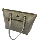 COACH LIGHT SIGNATURE ZIP TOTE BAG