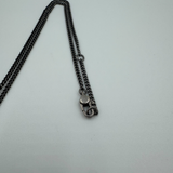 GUCCI KNOT HEART SILVER NECKLACE