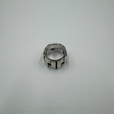 GUCCI MULTI-CROSSED G SILVER RING