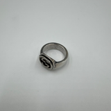 GUCCI INTERLOCKING G SILVER RING