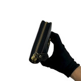 VIVIENNE WESTWOOD BLACK ORB ZIP WALLET