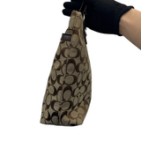 COACH BROWN SIGNATURE TOTE BAG