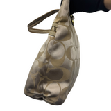COACH GOLD SIGNATURE TOTE BAG
