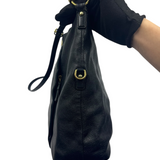 COACH BLACK LEATHER CROSSBODY BAG