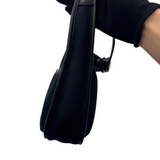 COACH BLACK NYLON SHOULDER BAG