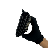 COACH BLACK SIGNATURE CANVAS WALLET