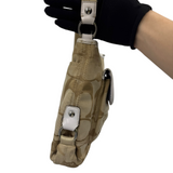 COACH BEIGE SIGNATURE CROSSBODY BAG