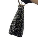 COACH BLACK & CREAM SIGNATURE TOTE BAG