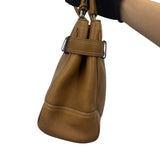 COACH TAN LEATHER SHOULDER BAG