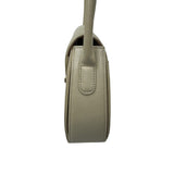 MOSCHINO IVORY HEART CLASP TOP HANDLE BAG