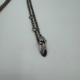 VIVIENNE WESTWOOD WOVEN PINK CRYSTAL SATURN NECKLACE
