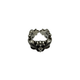 CHROME HEARTS DOUBLE FLORAL RING (US 7)
