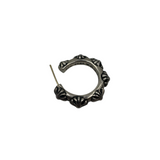 CHROME HEARTS PLUS BAND HOOP EARRING
