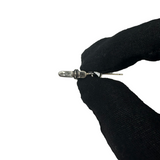 CHROME HEARTS BABY FAT CROSS DROP EARRING
