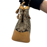 COACH SIGNATURE CANVAS TOTE BAG