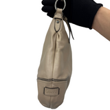 COACH LEATHER BEIGE SHOULDER BAG