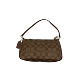 COACH SIGNATURE CANVAS SHOULDER BAG