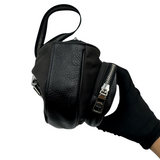 COACH LEATHER BLACK BELT BAG