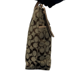 COACH SIGNATURE PYTHON STRIPE TOTE BAG