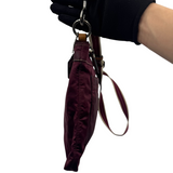 COACH NYLON CRANBERRY CROSSBODY BAG