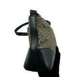 CELINE “C ” MONOGRAM CANVAS SHOULDER BAG