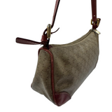 CELINE MACADAM MONOGRAM CANVAS SHOULDER BAG