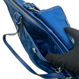 COACH BLUE SIGNATURE TOTE BAG