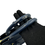 LANVIN EN BLEU NAVY LEATHER TOTE BAG