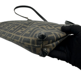 FENDI ZUCCA CANVAS SHOULDER BAG