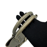 GUCCI HORSEBIT SILVER HANDBAG