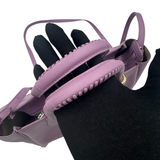 SALVATORE FERRAGAMO PURPLE LEATHER