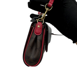 COACH COLORBLOCK SIGNATURE FLAP CROSSBODY