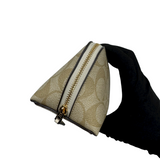 COACH SIGNATURE KHAKI POUCH