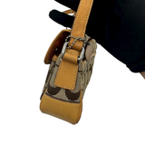 COACH SIGNATURE BUCKLE SHOULDER BAG