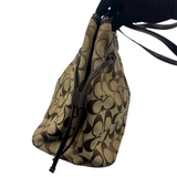 COACH SIGNATURE STRIPE TOTE BAG