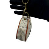 COACH SILVER STRIPE SIGNATURE HOBO BAG