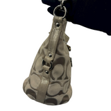 COACH SIGNATURE GOLD DRAWSTRING CROSSBODY BAG