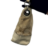 COACH SIGNATURE GOLD SHOULDER BAG