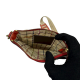 COACH RED STRIPE LEATHERWARE CROSSBODY