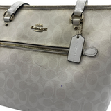 COACH LIGHT SIGNATURE ZIP TOTE BAG