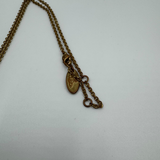 VIVIENNE WESTWOOD PINK & YELLOW ENAMEL ORB NECKLACE