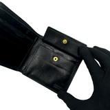 COACH BLACK LEATHER BIFOLD WALLET