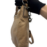 COACH TAN LEATHER HOBO BAG