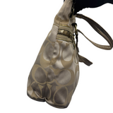 COACH GOLD SIGNATURE TOTE BAG